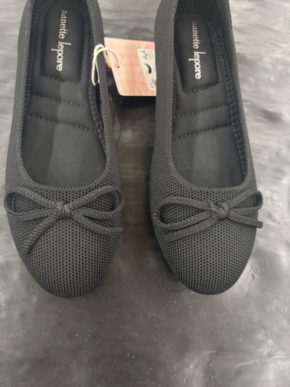 Nanette Lepore Casey Bow Women's Shoes Black  NWT. - Picture 3 of 11